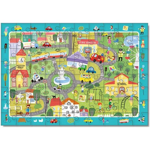 Puzzle Obserwacyjne Życie w mieście 80 el. 300135